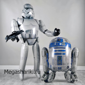 Шар ходячая фигура, Звездные войны R2D2, 112 см